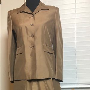Silk pantsuit- petite
